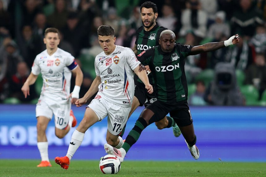 На пути к трофею: «Краснодар» в большинстве разгромил ЦСКА в Кубке